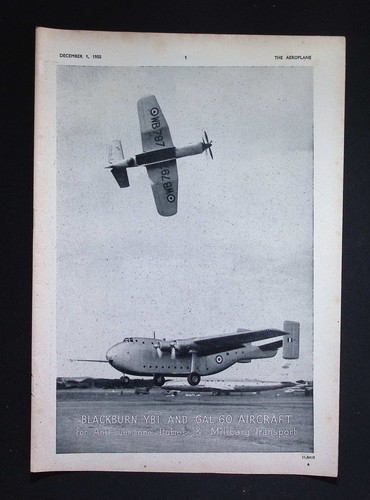 Original 1950 advert blackburn - 1950,