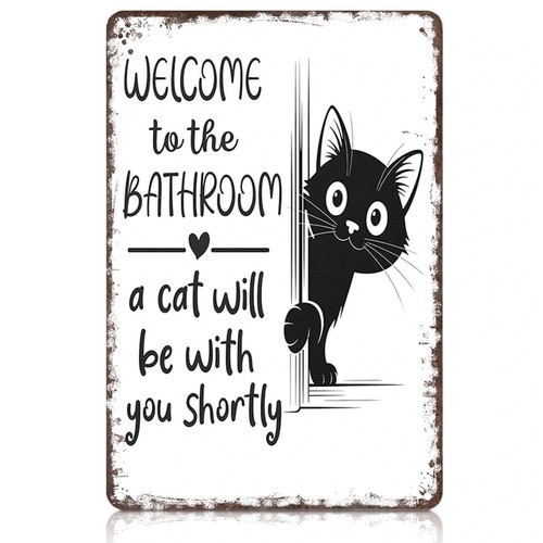 Vintage black white cat - vintage, &