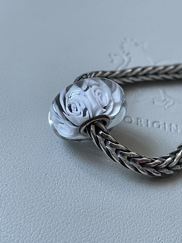 Trollbeads white roses - trollbeads,