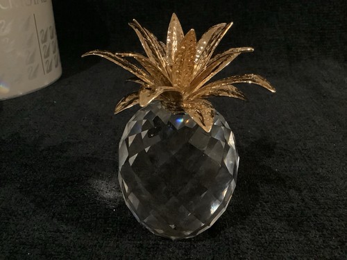 Swarovski pineapple gold - pineapple, large