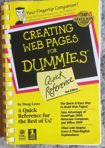 Creating web pages paperback - web,