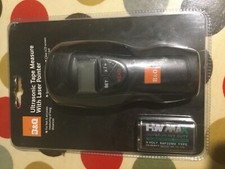 B and Q Digital LCD Ultrasonic Tape Laser Point Distance Measurer Range Meter