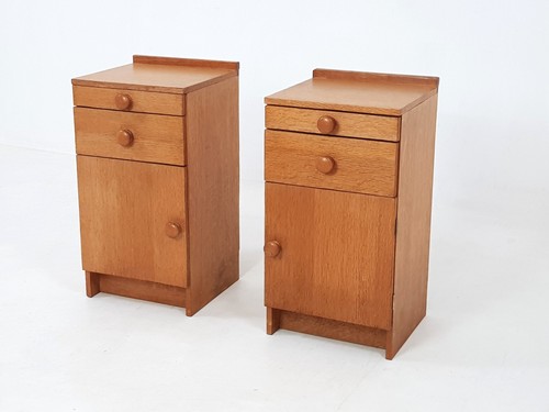 Vintage oak bedside - vintage, 2