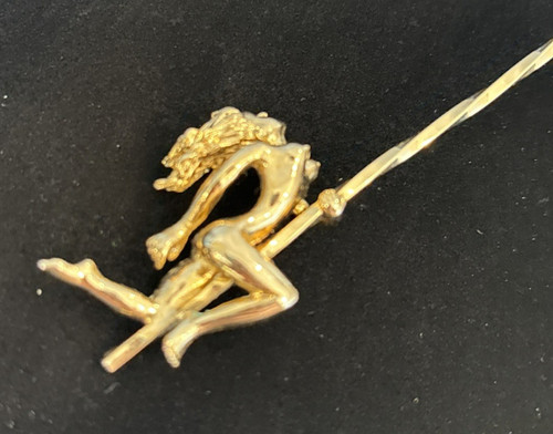 Gold tone cigar punch havana - gold,