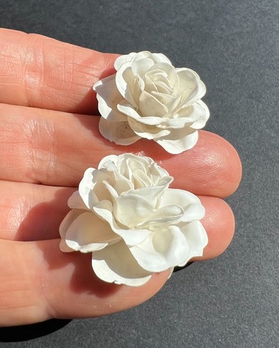 Vintage 1940s white celluloid - vintage,
