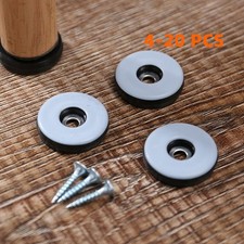 Screws Furniture Glides PTFE Moving Gliders Blue Furniture Feet Sliders