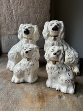 4 Staffordshire Spaniel Mantle Dogs Royal Doulton Beswick 1378-6 + 7 Rare