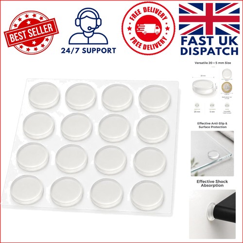 Rubber glass table top - top, bumpers