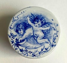 Vintage Rouen-Style Blue &