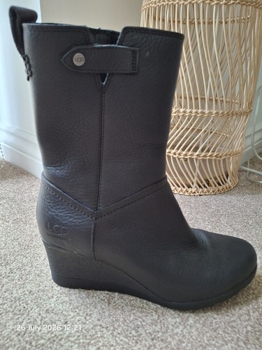 Ugg premium leather wedge - premium,