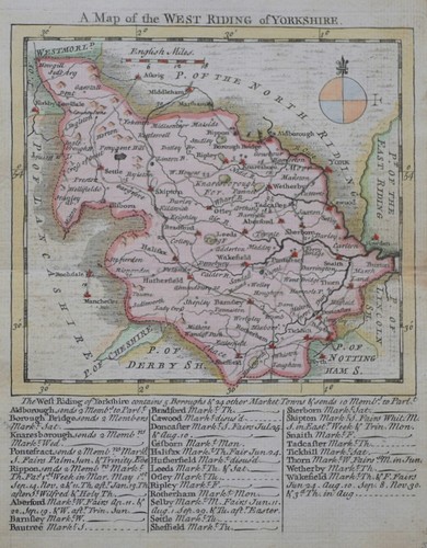 Yorkshire west riding - yorkshire, original