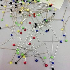 GLASS HEAD PINS Box of 50