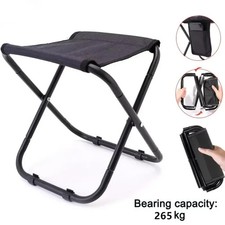 1 Pcs Outdoor Travel Small Stool Camping Beach Foldable Storage Folding Chair