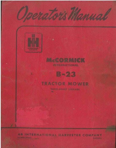 Mccormick international 23 - international, b-23