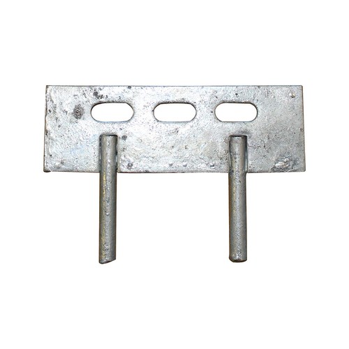 Gravel board fence post - gravel,
