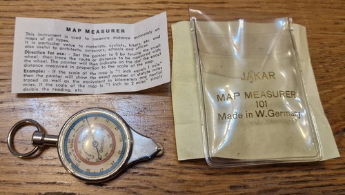 Vintage map measuring tool - measuring,