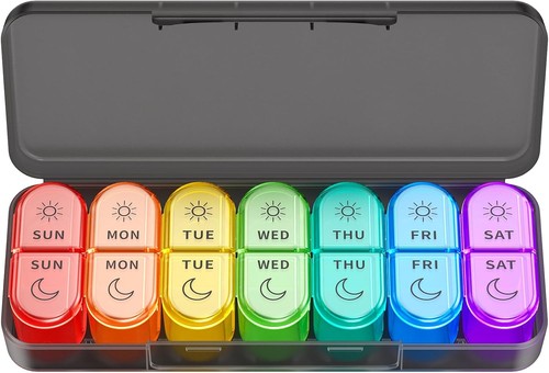 Pill boxes day times - day, 2