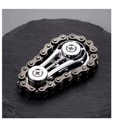 Metal bike chain - gear, fidget