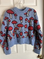 Zara Jacquard Mushroom Print