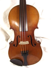 X6. OLD FULLSIZE VIOLIN.  MADE c1930 GERMANY OR CZECH. VGC.  GOOD PLAYING ORDER.