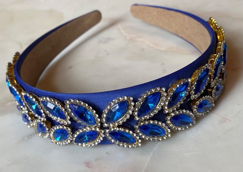 Blue jewel headband - ,