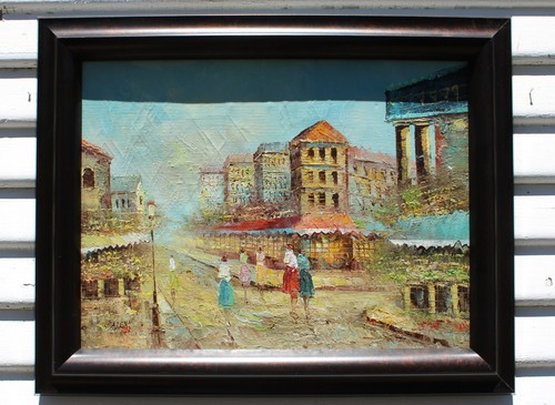 Oil painting original french - painting,