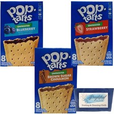 Pop Tarts Unfrosted Blueberry
