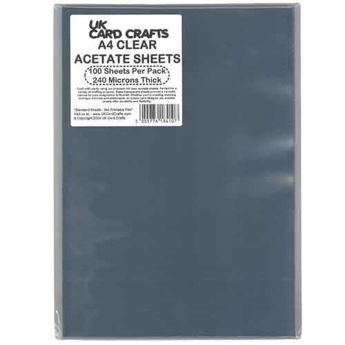 100 clear acetate - 100, a4
