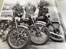 TRIUMPH TERRIER TRIP MOTORCYCLE ARTICLE