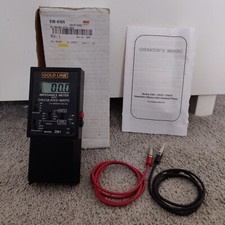 GOLDLINE ZM1 IMPEDANCE METER WITH CALCULATED WATTS FREE P&P VAT INC '5523