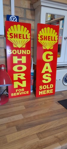 Shell wall signs - wall,