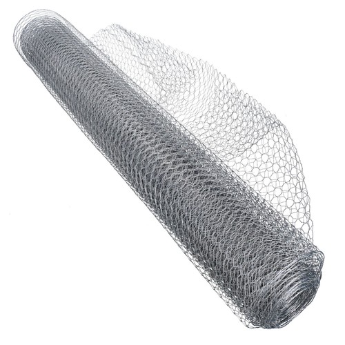 Galvanised wire chicken - galvanised,