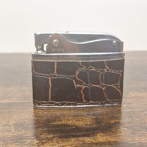Leather crocodile print - leather,