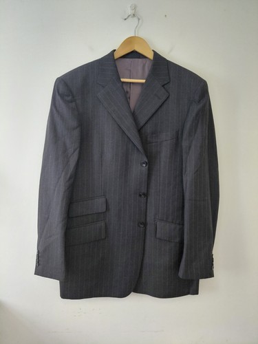 Lewin charcoal grey striped - tm,