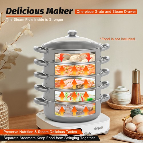 Tier cook food veg pot - pot, large