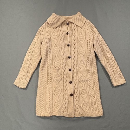 Vintage handmade aran cardigan - vintage,