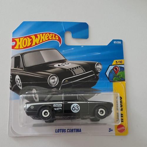 Hot wheels lotus cortina black - wheels,