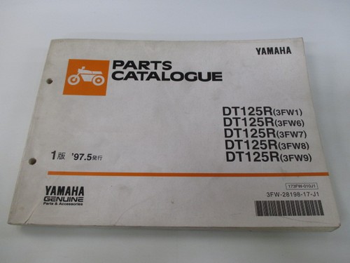 Dt125r parts list - list, 1st