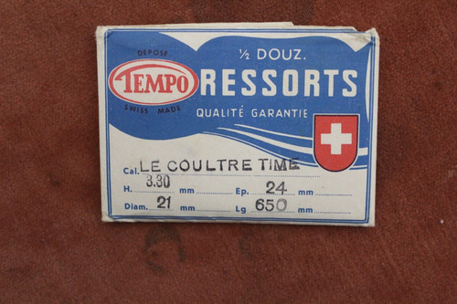 Tempo swiss clock mainspring - clock,