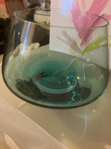 Caithness blue green glass - blue,