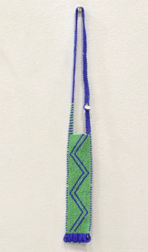 African zulu beaded charm - charm, tie