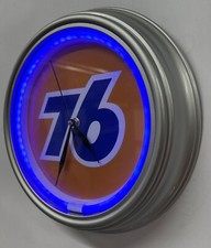 76 Gas Station blue LED 'neon