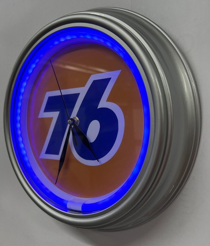 Gas station blue led neon - 76,