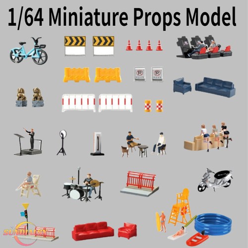 Diorama scale props model - 1/64,