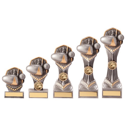 Golf falcon trophy award - golf,