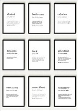 Word Definition Prints