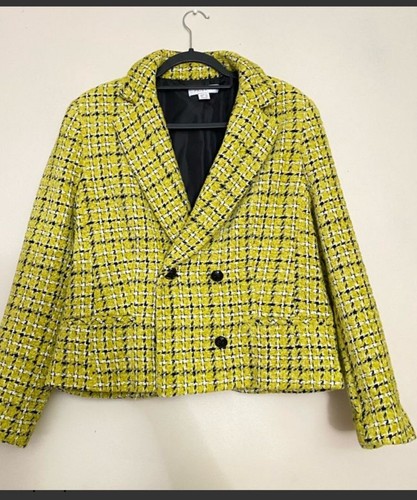 Primark yellow tweed effect - primark,