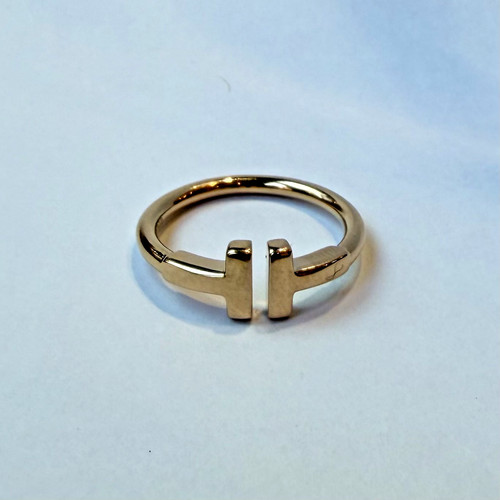 Tiffany wire ring 18ct - ring,