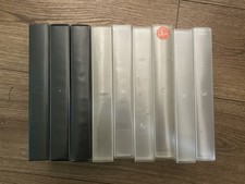 9 EMPTY VHS CASES - SMALL BOX