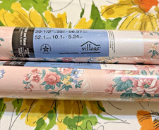 Vintage Pink Floral Pre-Pasted